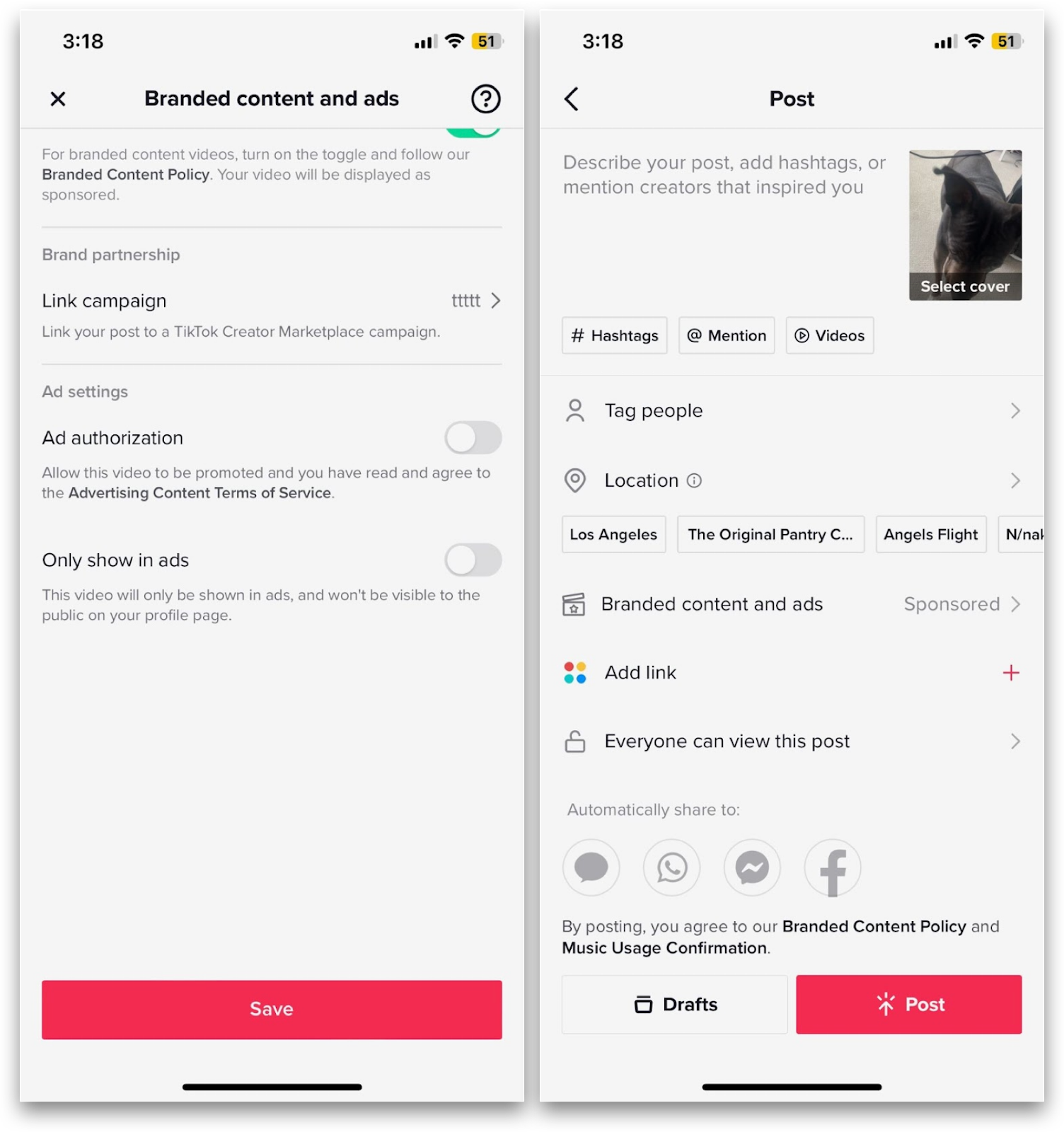 How to Tag a TikTok Post with a Branded Content Campaign Code – Captiv8